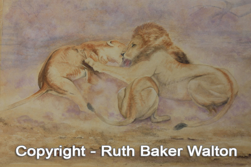 The Steal Watercolour by Ruth Baker Walton