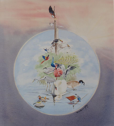 In Celebration of Birds Poetry by Ruth Baker Walton Wildlife Artist